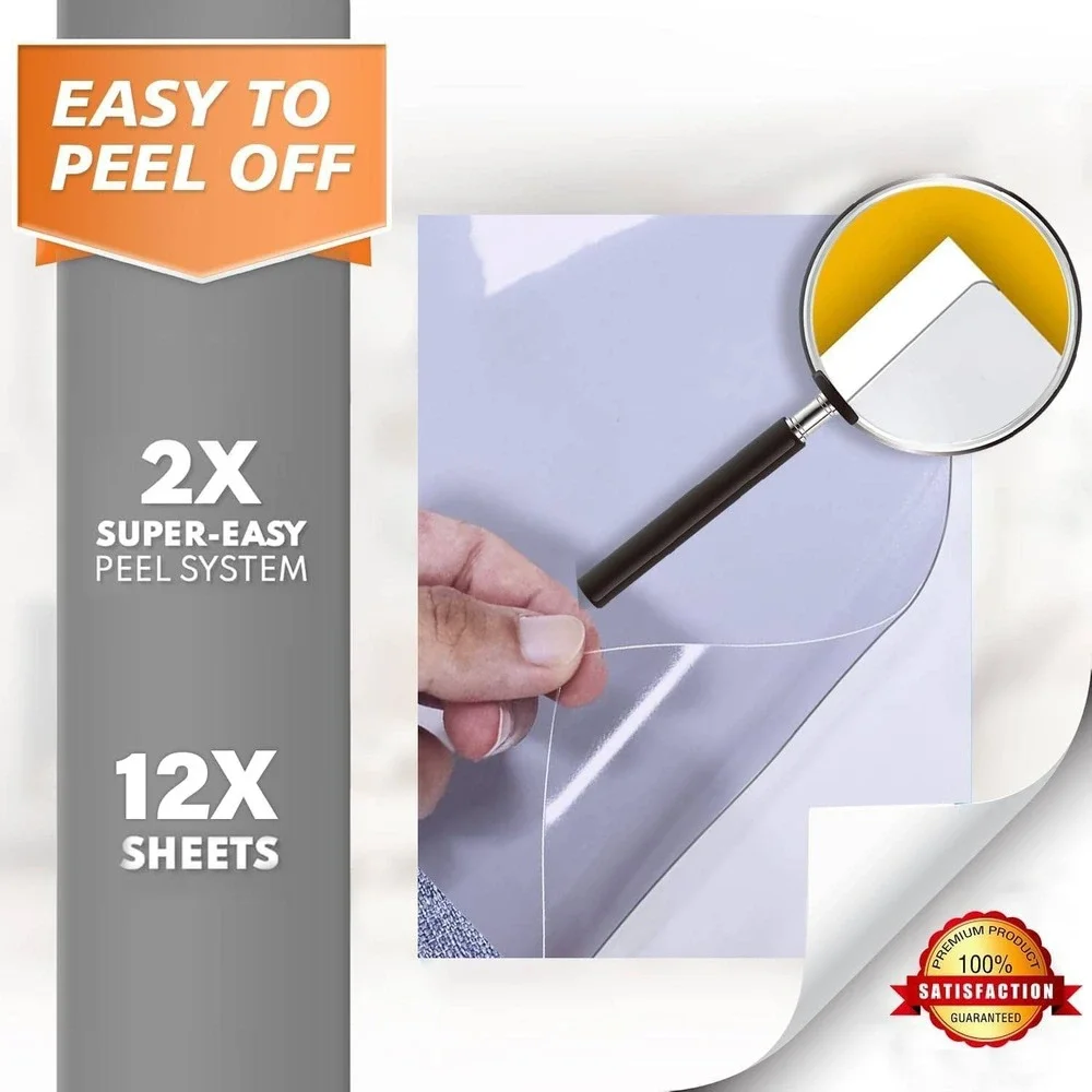 12 Pack Cat Scratch Furniture Protector – Clear Couch Protector from Cat Claws